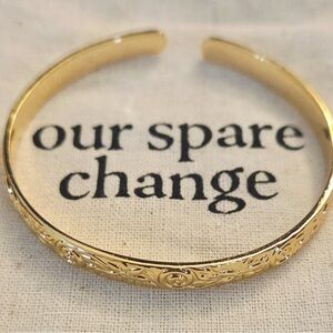 18K Gold Plated Cuff Bracelet